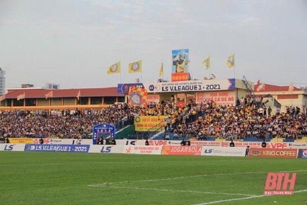 Sân vận động tỉnh Thanh Hóa được VPF đề xuất chọn cho phương án đá tập trung phần còn lại của V.League 2021