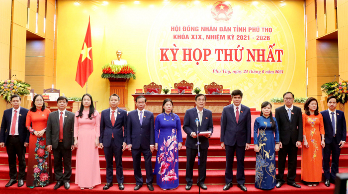 Ông Bùi Minh Châu phát biểu nhậm chức Chủ tịch HĐND tỉnh khóa XIX nhiệm kỳ 2021- 2026