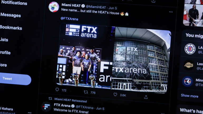 Sân nhà của Miami Heat sẽ có tên mới khi mùa giải tiếp theo của NBA bắt đầu. (Ảnh của Yuki Kohara)