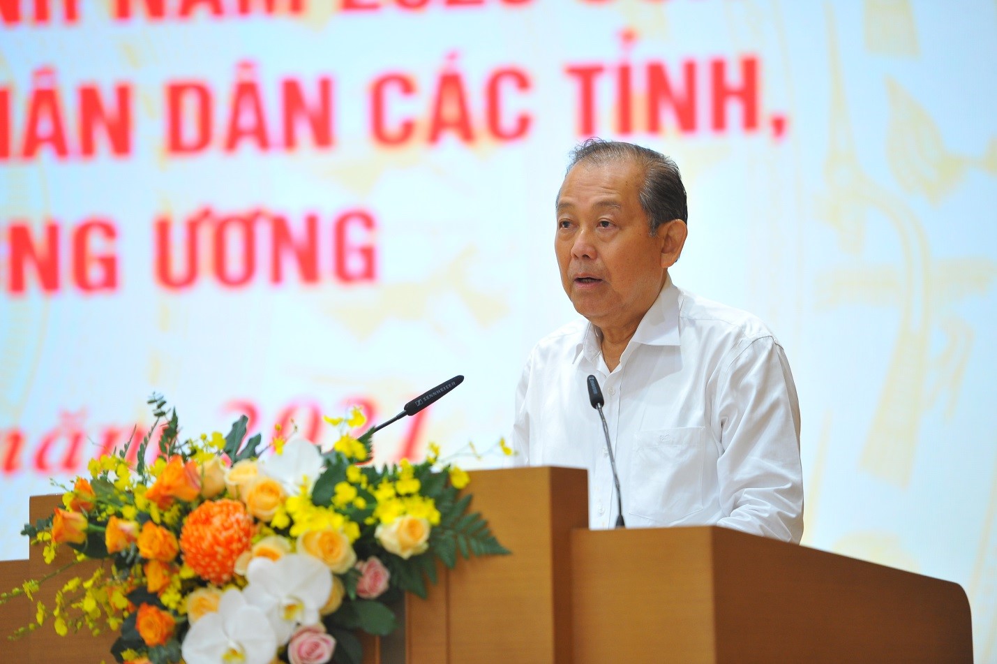 Phó Thủ tướng Trương Hòa Bình khẳng định, Chỉ số SIPAS và Chỉ số PAR Index đã trở thành công cụ quản lý hiệu quả kết quả CCHC. (Ảnh: VGP/Lê Sơn)