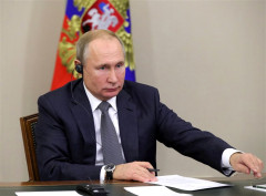 Tổng thống Putin:  Quan hệ Nga-Trung đang ở mức cao chưa từng có