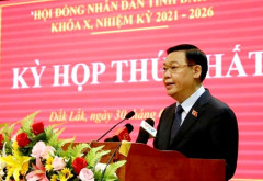 Chủ tịch Quốc hội Vương Đình Huệ dự Kỳ họp thứ nhất HĐND tỉnh Đắk Lắk, khóa X, nhiệm kỳ 2021 - 2026