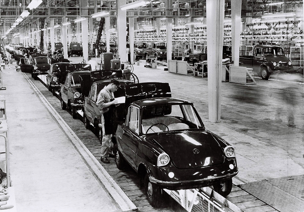 Xưởng sản xuất ô tô của Mazda. Nguồn ảnh: Internet
