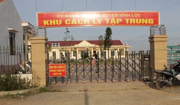 Khu cách ly tập trung của huyện Vĩnh Lộc, Thanh Hoá