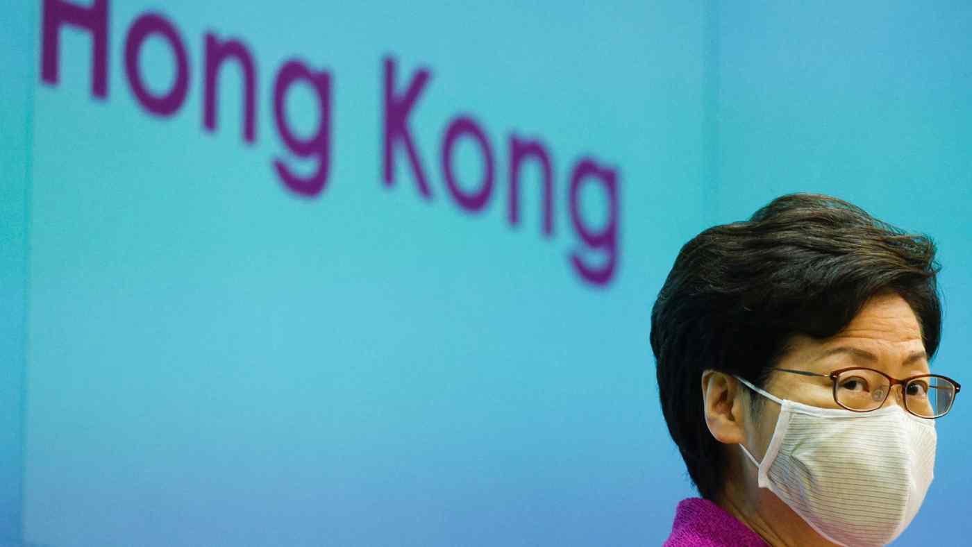 香港行政長官林鄭月娥：代表亞洲 15 家最大科技公司的行業團體對香港計劃修改其隱私法表示擔憂。  © 路透社