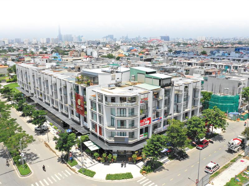 Giá đất để xây nhà liền thổ tại TP Hồ Chí Minh gấp 2-3 lần các tỉnh vùng ven