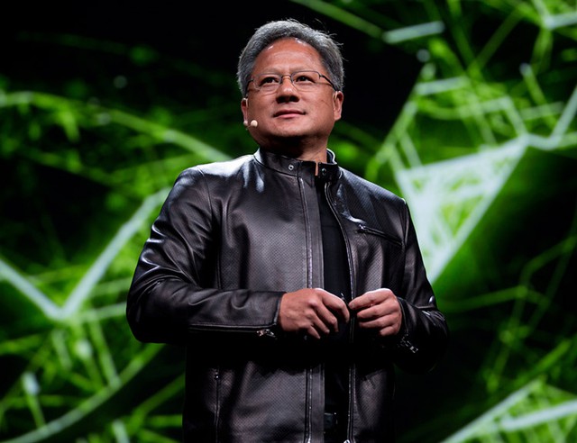 CEO Jensen Huang giới thiệu máy tính AI đầu tiên trên thế giới của Nvidia tại Triển lãm Điện tử và Công nghệ (Consumer Electronics Show  - CES) 2017. Ảnh: Nvidia