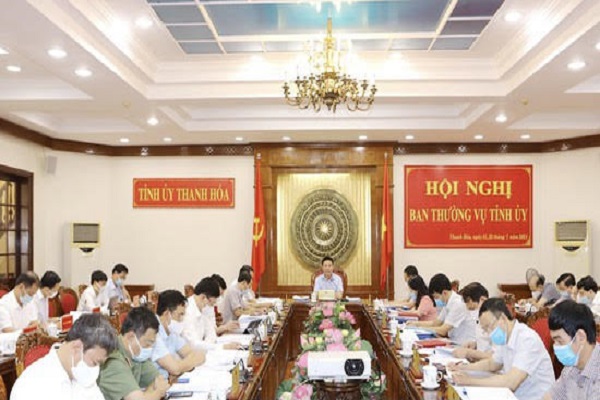 Ban Thường vụ Tỉnh ủy họp cho ý kiến vào dự thảo Đề án phát triển doanh nghiệp tỉnh Thanh Hóa giai đoạn 2021-2025