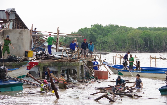 Năm 2020, hàng trăm căn nhà bị sập và tốc mái trên địa bàn tỉnh Kiên Giang