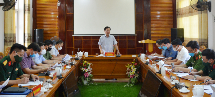 Chủ tịch UBND tỉnh Phú Thọ tại buổi làm việc với huyện Hạ Hòa