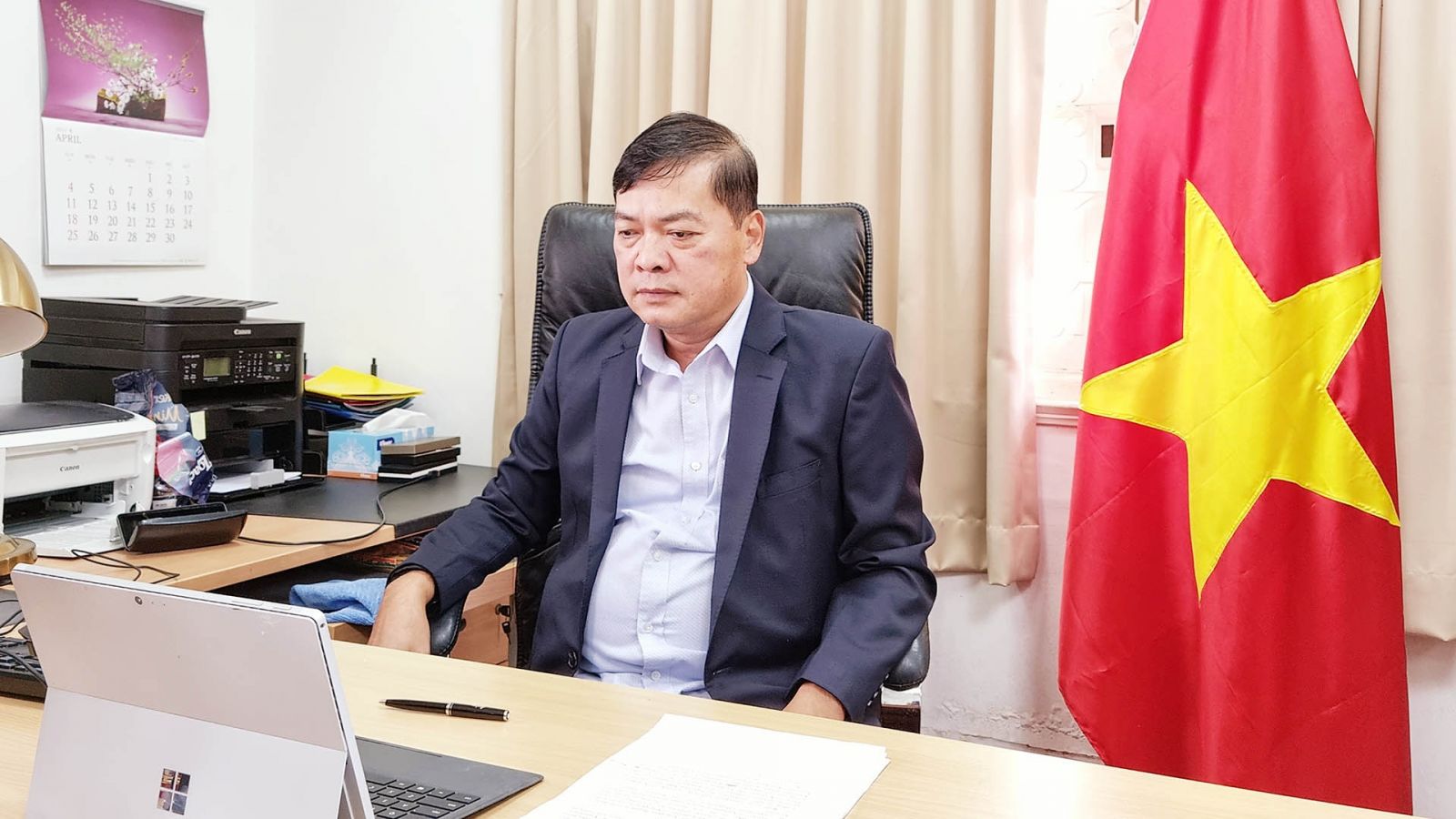 Đại sứ Việt Nam tại Singapore Mai Phước Dũng. (Nguồn: TTXVN)