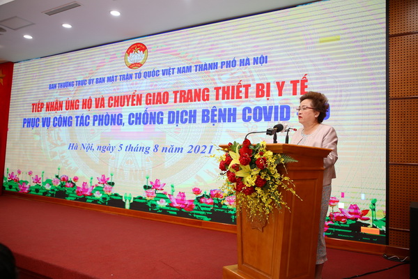 Madame Nguyễn Thị Nga, Chủ tịch Hội đồng quản trị Tập đoàn BRG, Phó Chủ tịch thường trực HĐQT SeABank, phát biểu tại sự kiện