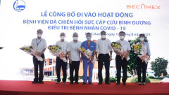 Bình Dương: Đẩy nhanh công tác hoàn thành bệnh viện dã chiến cấp cứu điều trị bệnh nhân Covid-19