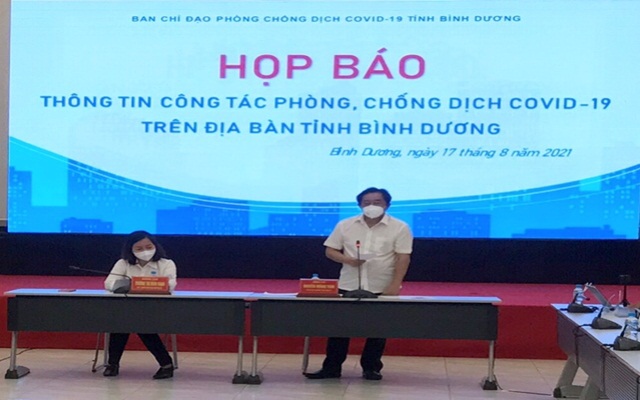 Ông Nguyễn Hoàng Thao, Phó Bí thư Thường trực Tỉnh ủy tỉnh Bình Dương phát biểu