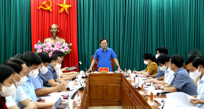Chủ tịch UBND tỉnh Phú Thọ và đoàn công tác làm việc với lãnh đạo huyện Phú Ninh