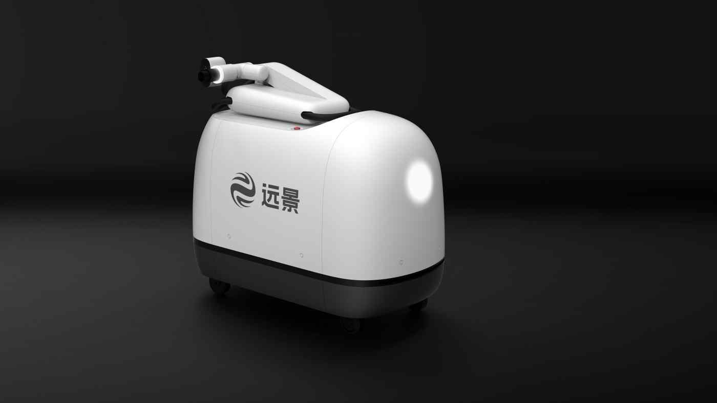 Robot Mochi của Envision Group sạc xe điện khi tài xế đi vắng. © Được phép của Envision Group