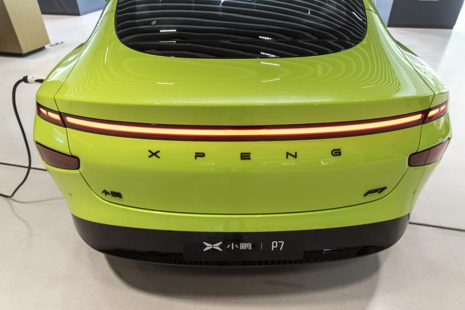 Những người mới tham gia như XPeng đã giúp thúc đẩy doanh số và lựa chọn xe điện ở Trung Quốc. Nhiếp ảnh gia: Qilai Shen / Bloomberg