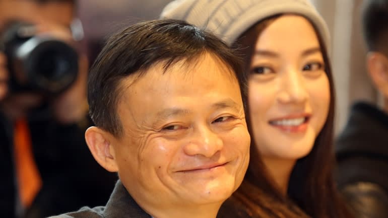 Jack Ma và Triệu Vy cùng nhau tham dự một sự kiện từ thiện trong thời gian hạnh phúc hơn. © Hình ảnh Getty