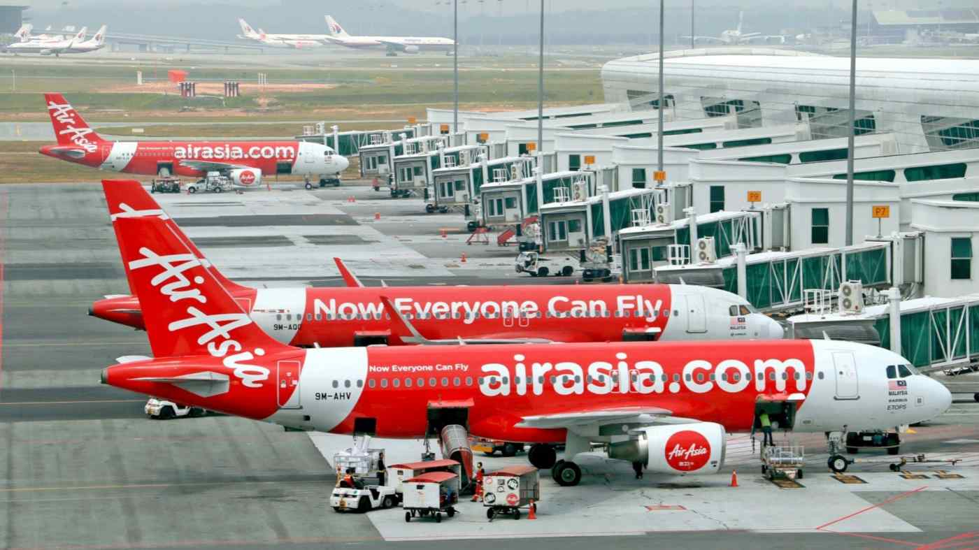 AirAsia đang đẩy mạnh đầu tư vào các hoạt động kỹ thuật số để đa dạng hóa hoạt động kinh doanh hàng không ngân sách cốt lõi của mình. (Ảnh của Yumi Kotani)