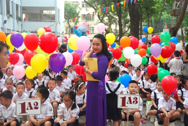 Hình ảnh đẹp trong ngày khai giảng năm học mới