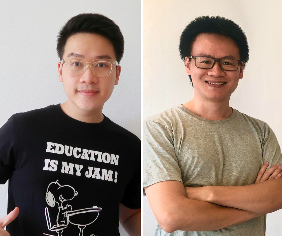 Từ trái qua phải, nhà sáng lập Phạm Đức và Trần Việt Tùng. Ảnh: Công ty cung cấp. Nguồn: Internet