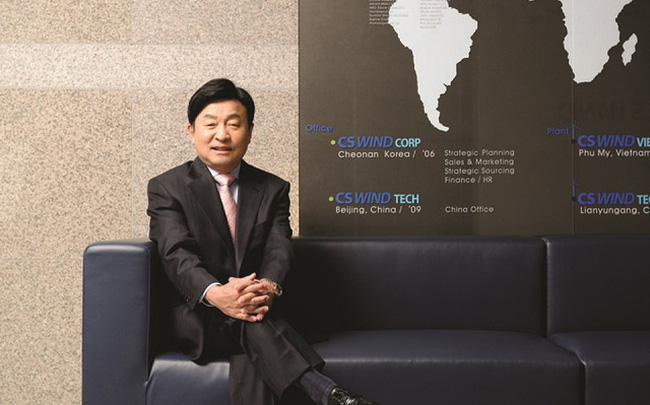 Tỉ phú Gim Seong-gon, nhà sáng lập và Chủ tịch CS Wind. Ảnh: CS Wind.