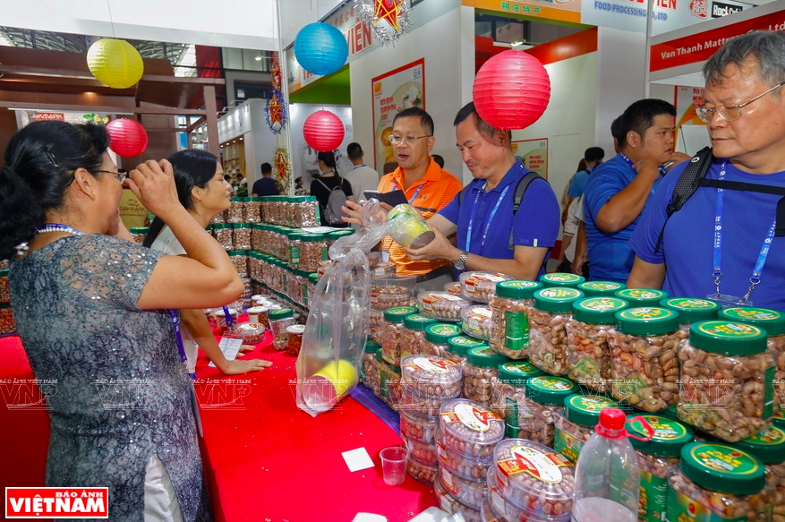 Một gian hàng của Việt Nam tại Hội chợ Trung Quốc - ASEAN 2019. (Nguồn: Báo Ảnh VN)