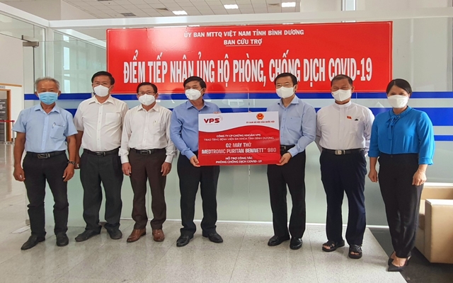 MTTQ Việt Nam tỉnh Bình Dương đã ghi nhận những hỗ trợ nhằm giúp đỡ trong công tác phòng chống dịch Covid-19 trong thời gian qua.