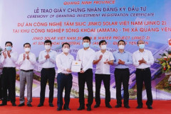 Doanh nghiệp FDI đầu tư gần 20.000 tỷ đồng triển khai liên tiếp 2 dự án tại Quảng Ninh