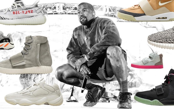 Những sản phẩm thời trang đình đám đã biến ước mơ tỷ phú của nam rapper Kanye West thành hiện thực. Nguồn: Internet