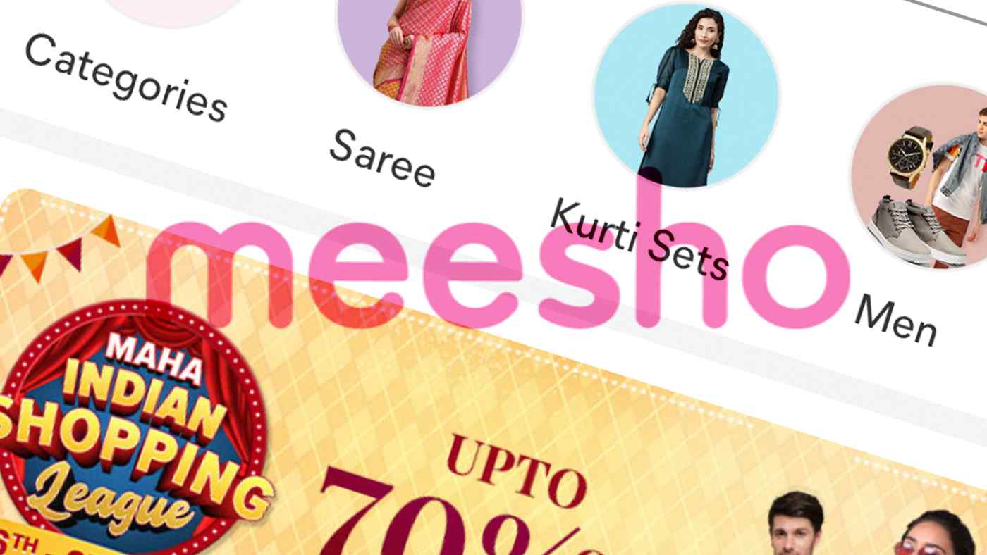 Meesho được thành lập vào năm 2015 với tư cách là một thị trường trực tuyến cung cấp quần áo chủ yếu cho người bán lại là nữ, những người kiếm được hoa hồng bằng cách giới thiệu sản phẩm trên các nền tảng truyền thông xã hội. (Ảnh chụp màn hình từ trang web Meesho)