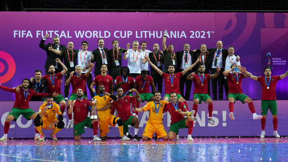 Đội tuyển Bồ Đào Nha đánh bại Argentina 2-1 đoạt chức vô địch FIFA Futsal World Cup