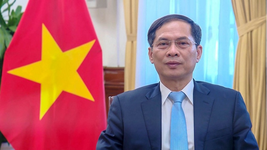 Bộ trưởng Ngoại giao Việt Nam Bùi Thanh Sơn. Ảnh: BNG