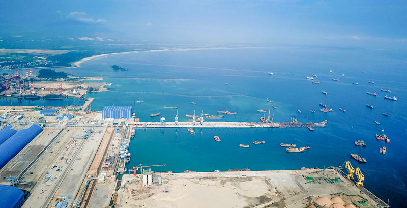 Không gian phát triển mới của các khu chức năng trong Khu kinh tế Dung Quất sẽ được xây dựng, phát triển thành Khu kinh tế biển đa ngành, đa lĩnh vực quan trọng của quốc gia