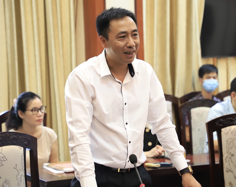 Ông Nguyễn Anh Tuấn, Phó Tổng Giám đốc Tập đoàn T&T Group phát biểu tại buổi tiếp nhận.