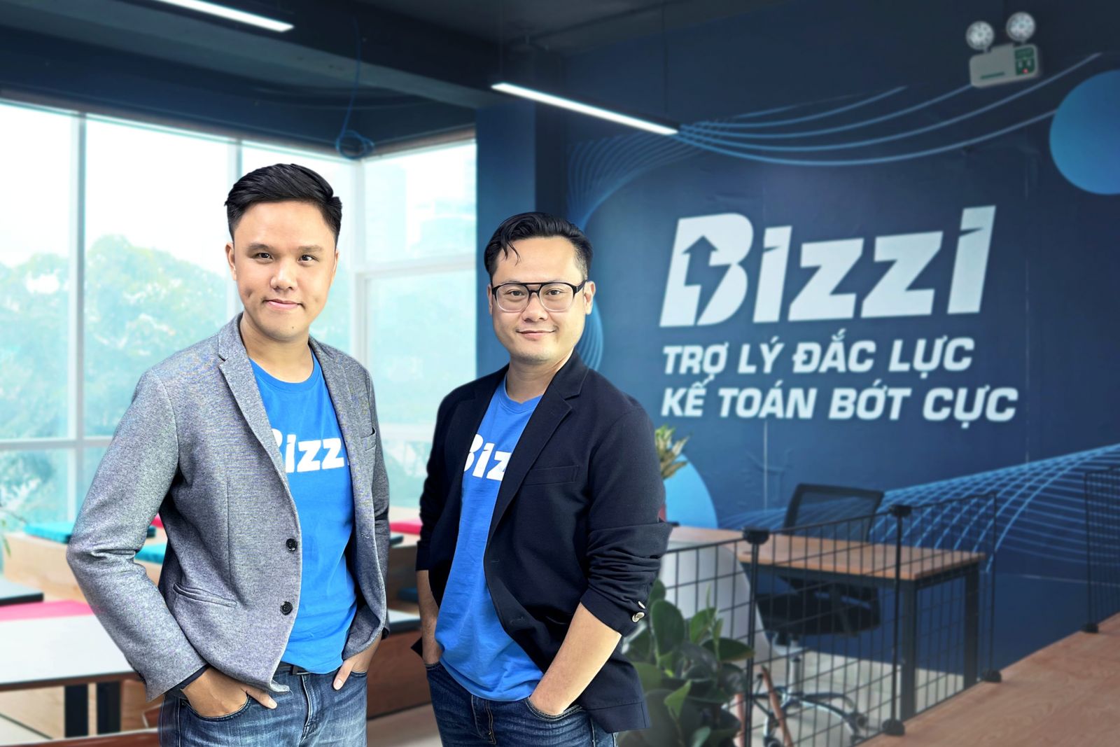 Bizzi có 2 đồng sáng lập là ông Vũ Trọng Nghĩa (bên phải) và ông Nguyễn Bảo Nguyên. Nguồn: Internet