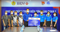 Ngân hàng BIDV trao 18.000 suất cơm  hàng tặng đồng bào khó khăn tại TP. Hà Nội