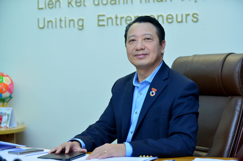 Ông Nguyễn Quang Vinh, Tổng Thư ký VCCI, Tổng thư ký kiêm Phó Chủ tịch điều hành Hội đồng Doanh nghiệp vì sự Phát triển bền vững Việt Nam. Ảnh: Enternews.