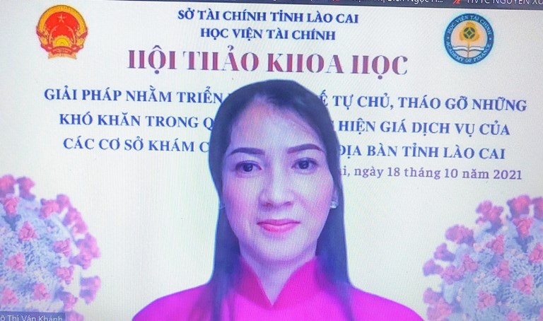TS.Võ Thị Vân Khánh-HVTC-phát biểu tai hoi thao Lao Cai