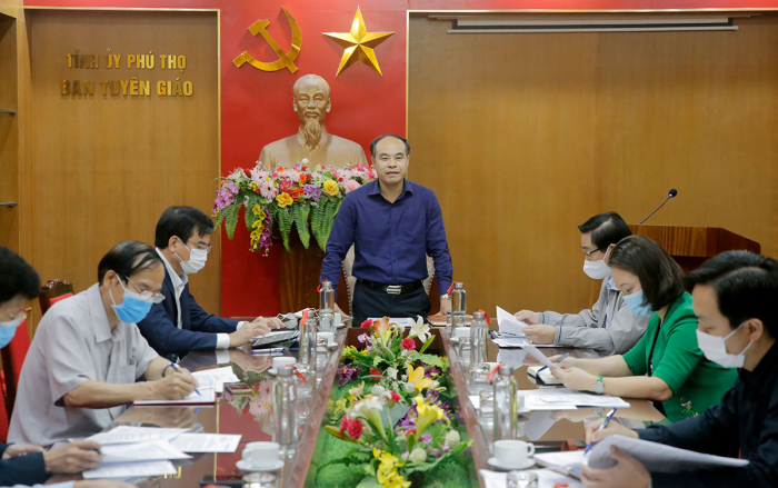 Trưởng Ban Tuyên giáo Tỉnh ủy  Phú Thọ phát biểu chỉ đạo tại hội nghị