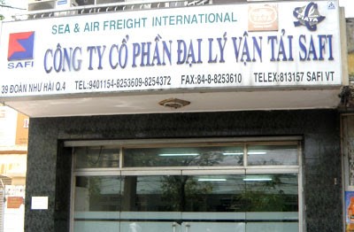 Đại lý Vận tải SAFI hạ sở hữu tại Container Việt Nam xuống còn 7%
