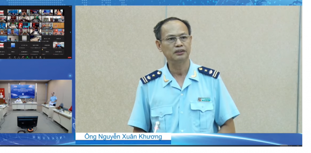 Ông Nguyễn Xuân Khương, Cục Điều tra chống buôn lậu (Tổng cục Hải quan) phát biểu tại toạ đàm