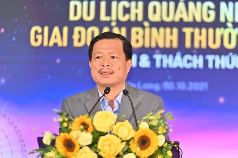 Ông Nguyễn Quý Phương - Vụ trưởng Vụ Lữ hành Tổng cục Du lịch Việt Nam tại hội nghị