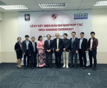 Lễ ký kết thỏa thuận hợp tác giữa trường Đại học Việt Nhật, ĐHQGHN và Công ty Cổ phần Deha, Hiệp hội Doanh nghiệp nhỏ và vừa Việt Nam