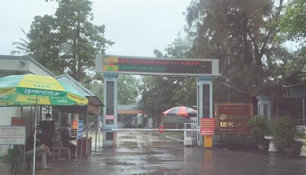 Phong tỏa Bệnh viện đa khoa khu vực Nghi Sơn