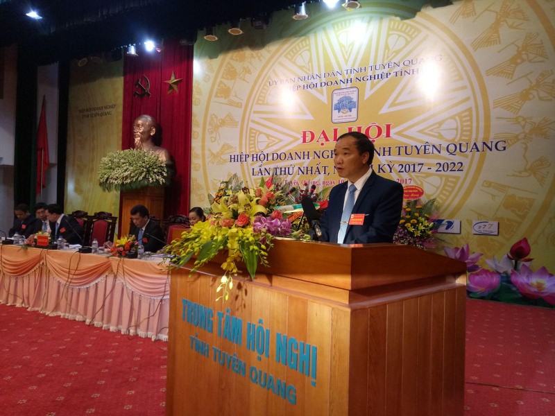 ông Nguyễn Hữu Thập – Chủ tịch Hiệp hội doanh nghiệp tỉnh Tuyên Quang