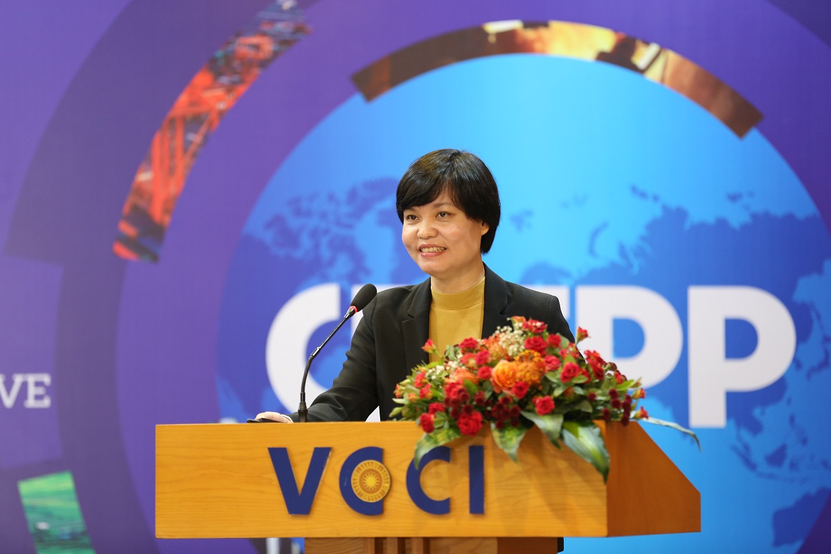 Bà Nguyễn Thị Thu Trang, Giám đốc Trung tâm WTO và hội nhập (VCCI). Ảnh: VCCI