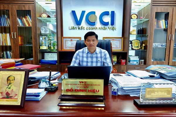Ông Đỗ Đình Hiệu, Giám đốc Phòng Thương mại và Công nghiệp Việt Nam (VCCI) Thanh Hóa chia sẻ về những bất cập, rào cản ảnh hưởng đến sự phát triển của doanh nghiệp