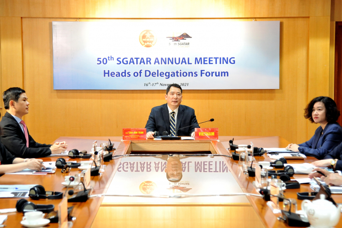 Tổng cục trưởng Tổng cục Thuế Cao Anh Tuấn tham dự phiên họp.