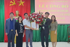 Anh Sơn (Nghệ An): Công bố quyết định bổ nhiệm Giám đốc Ban quản lý các dự án đầu tư xây dựng huyện